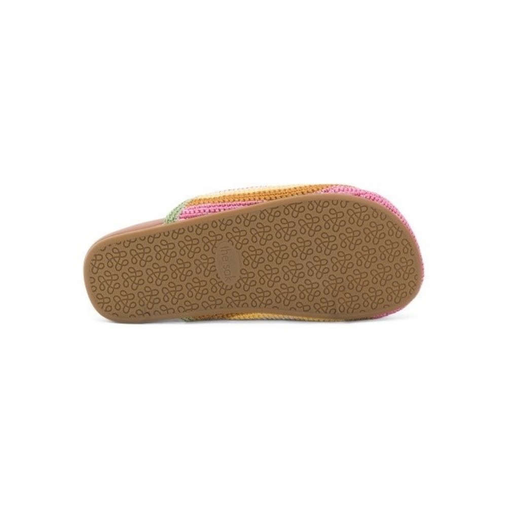 The Sak Bolinas Crochet Clog Women's Shoe's Slip on Mules Rainbow Rare Sz 8 NIB! - Picture 3 of 7
